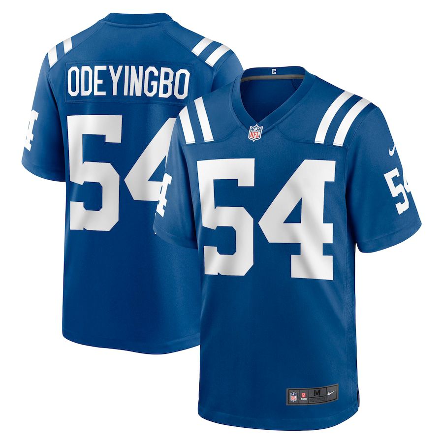 Men Indianapolis Colts #54 Dayo Odeyingbo Nike Royal Game NFL Jersey